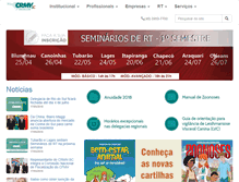 Tablet Screenshot of crmvsc.org.br
